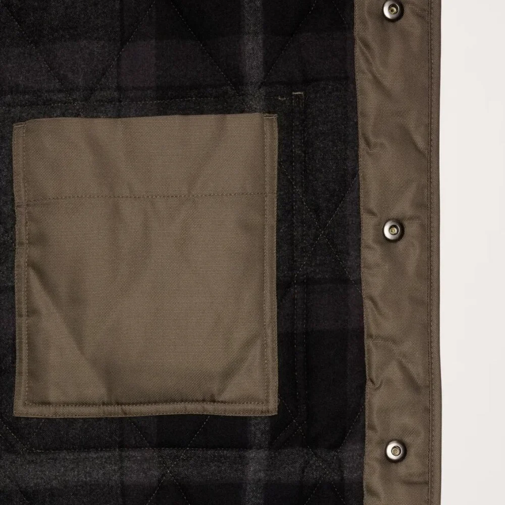 Banana Republic Oversized Light Olive Green Quilted Carcoat